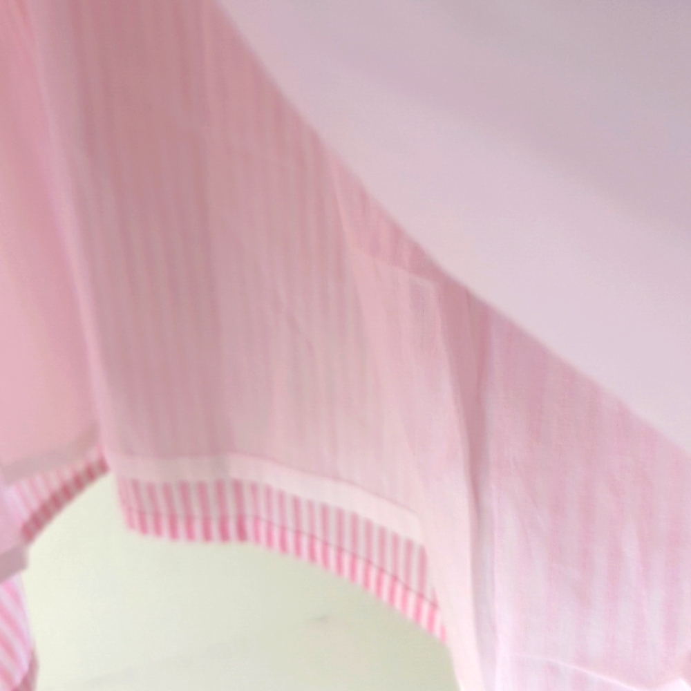 Elegant Pink Striped Mini Dress - Picture 13 of 16